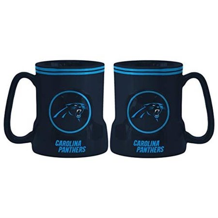 CASEYS Caseys 4675710382 18 oz Carolina Panthers Coffee Mug Game Time Style 4675710382